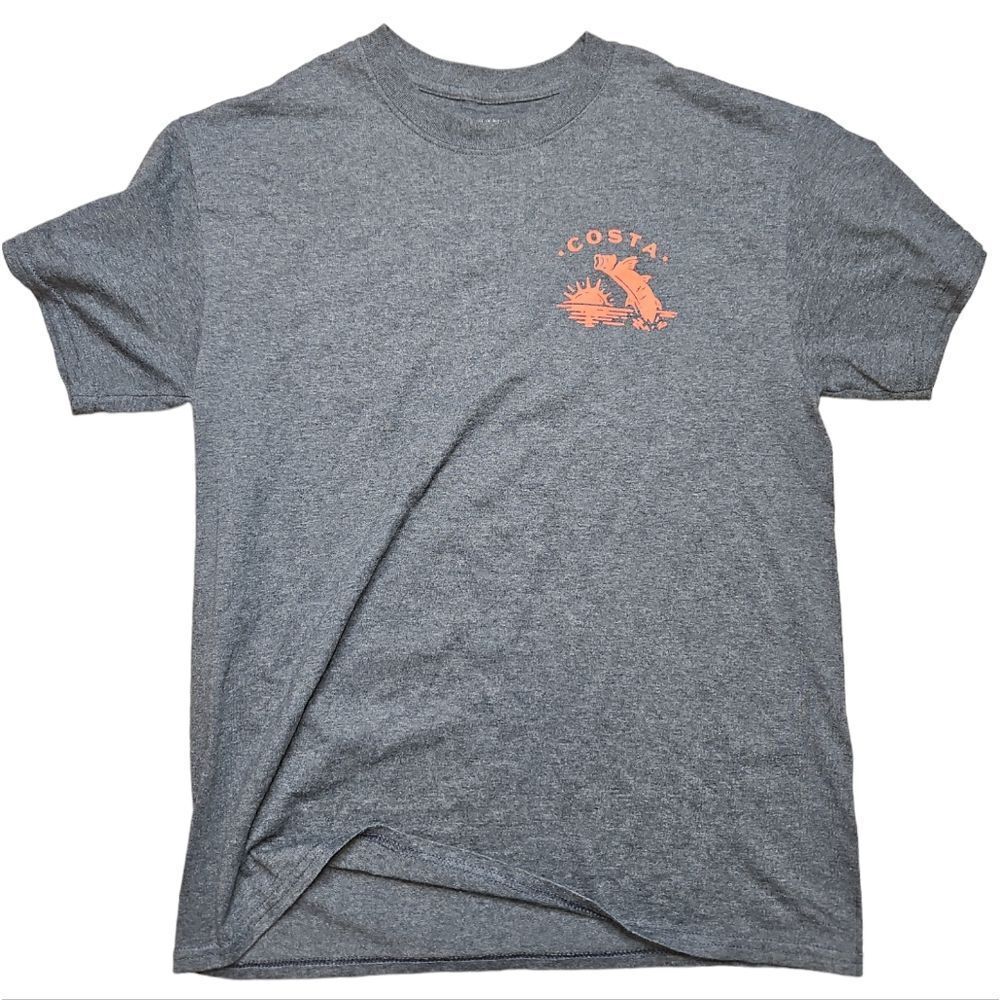 Costa  Size M Poly/Cotton Born on the Water Fishing T-Shirt